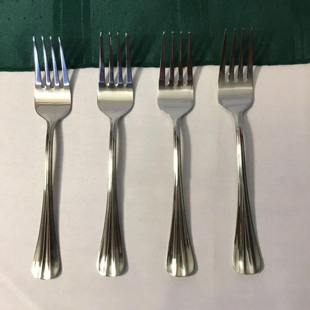 International Smithfield Stainless Steel Salad Forks Set of 4